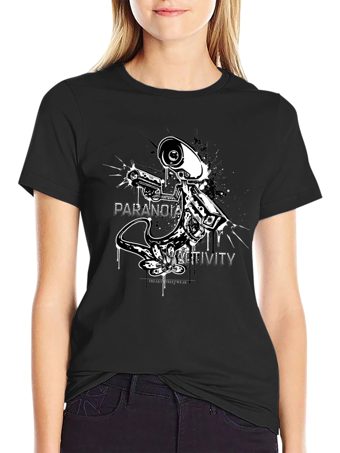 Paranoia Activity Graphic Print T-Shirt