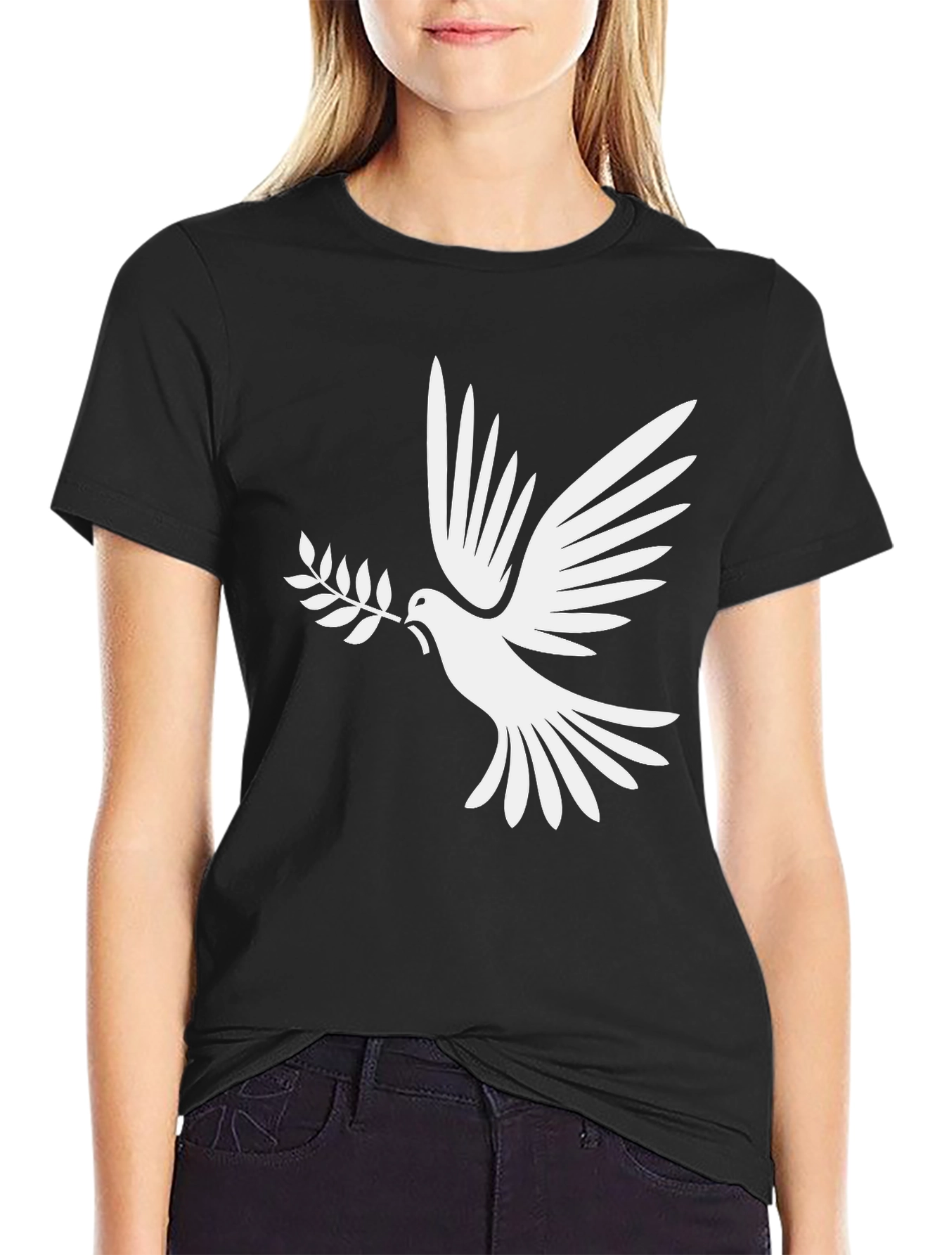 Peace Dove T-Shirt - Symbolic Graphic Tee