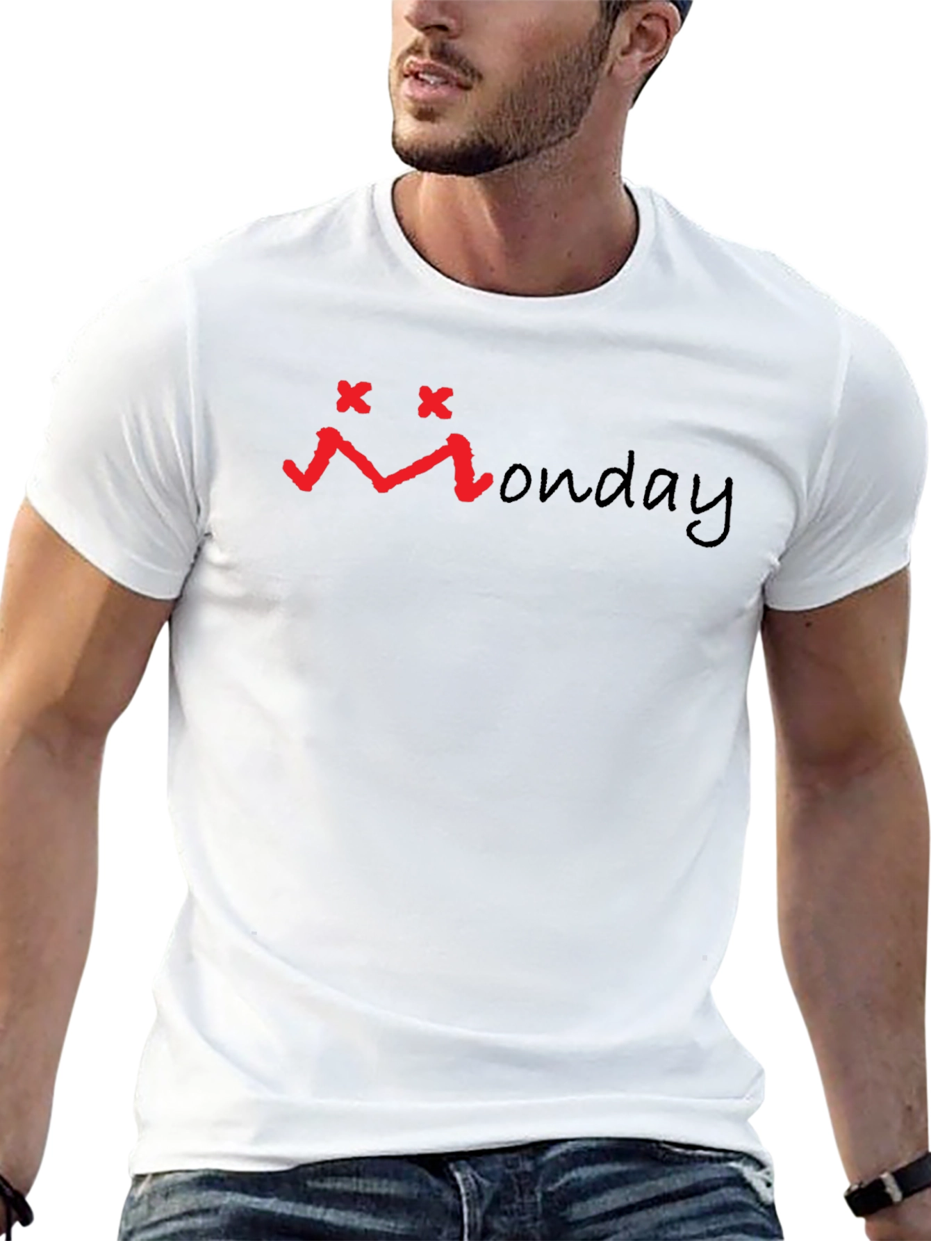 Monday Mood Black T-Shirt