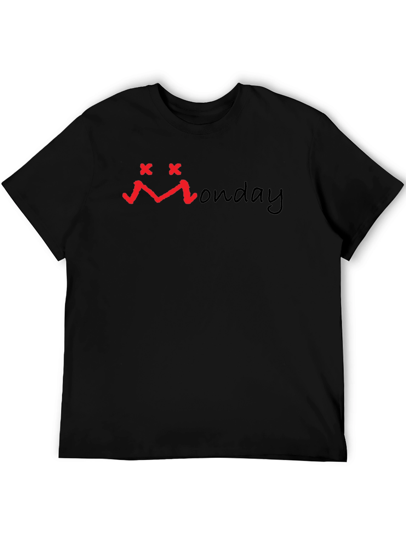 Monday Mood Black T-Shirt