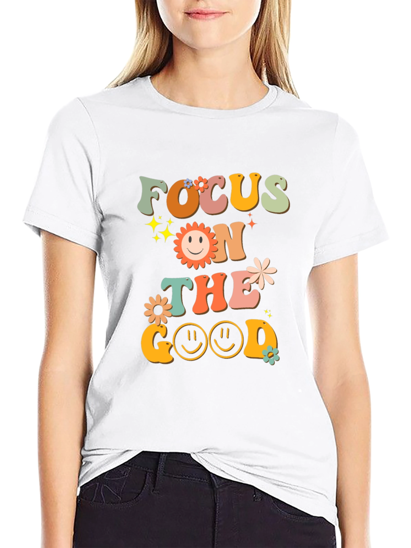 Focus on the Good Graphic T-Shirt