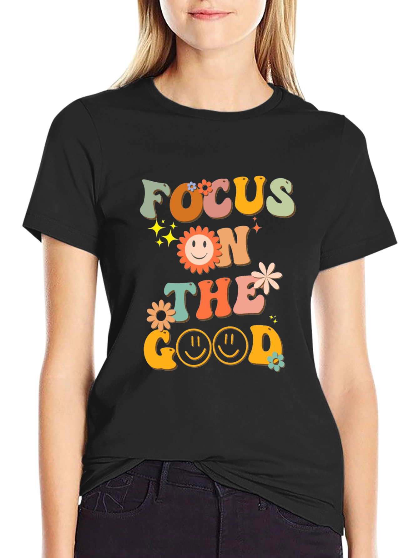 Focus on the Good Graphic T-Shirt