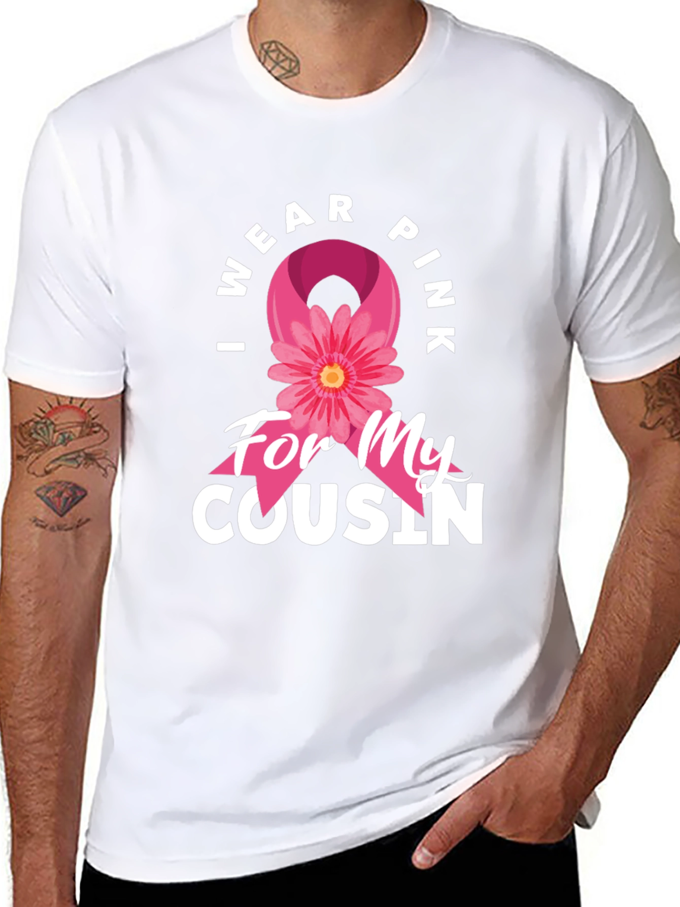 I Wear Pink For My Cousin T-Shirt