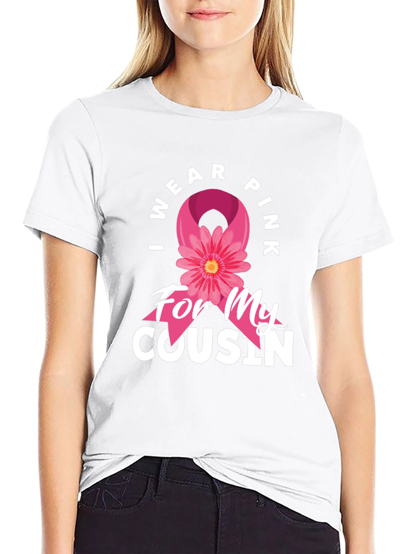 I Wear Pink For My Cousin T-Shirt