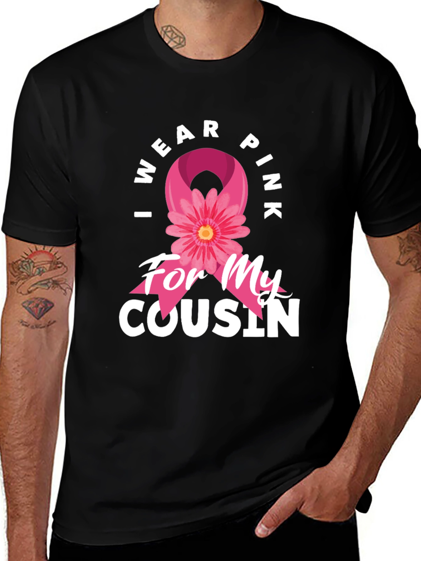I Wear Pink For My Cousin T-Shirt