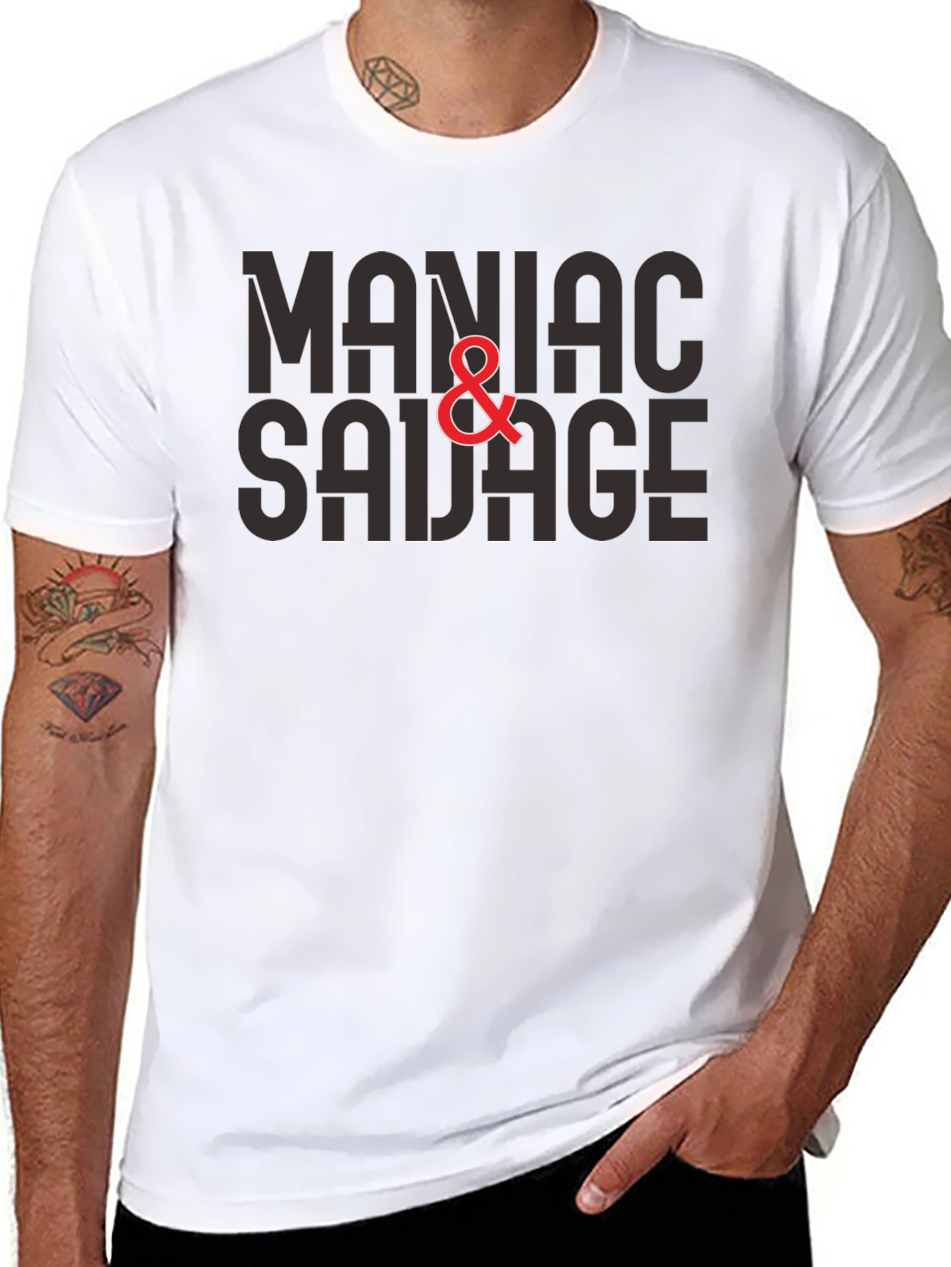 Maniac & Savage Graphic Print T-Shirt