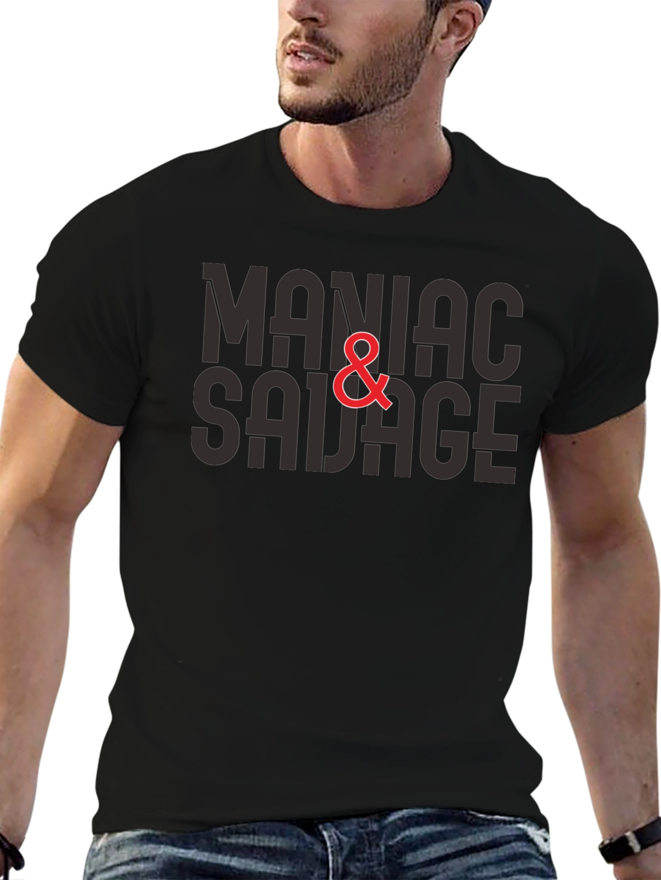 Maniac & Savage Graphic Print T-Shirt