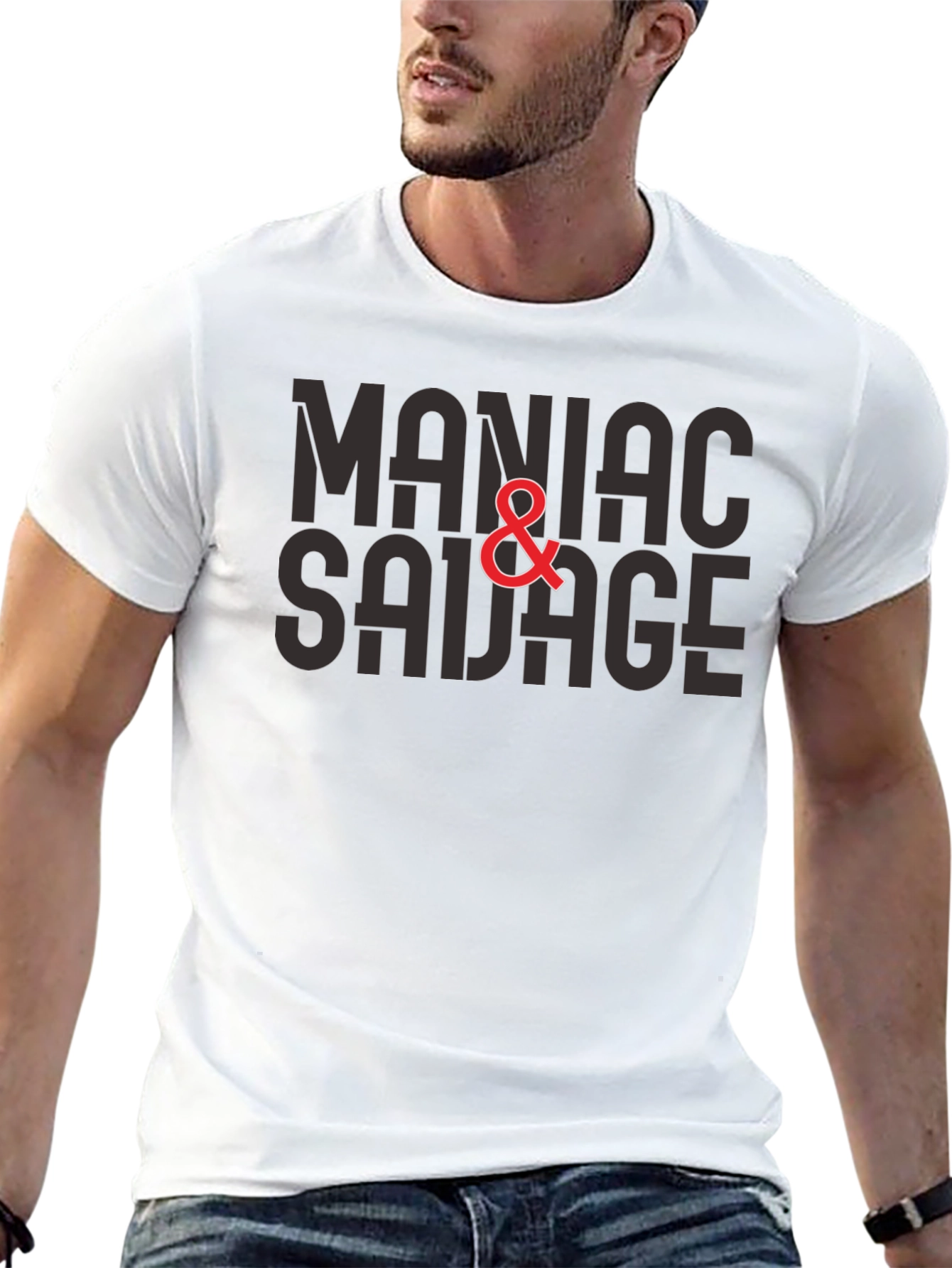 Maniac & Savage Graphic Print T-Shirt