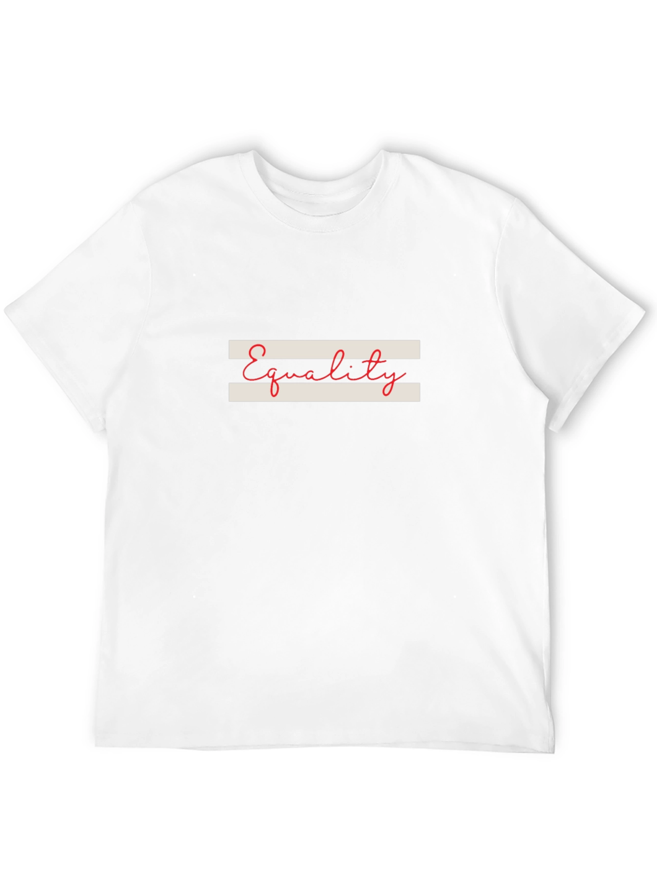 Equality Graphic Tee - Black Crew Neck T-Shirt