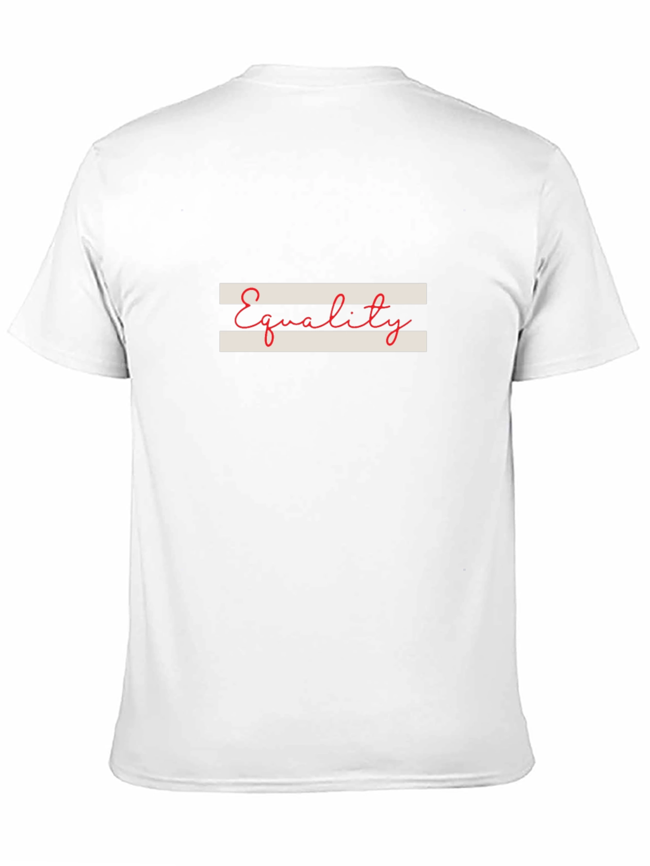 Equality Graphic Tee - Black Crew Neck T-Shirt