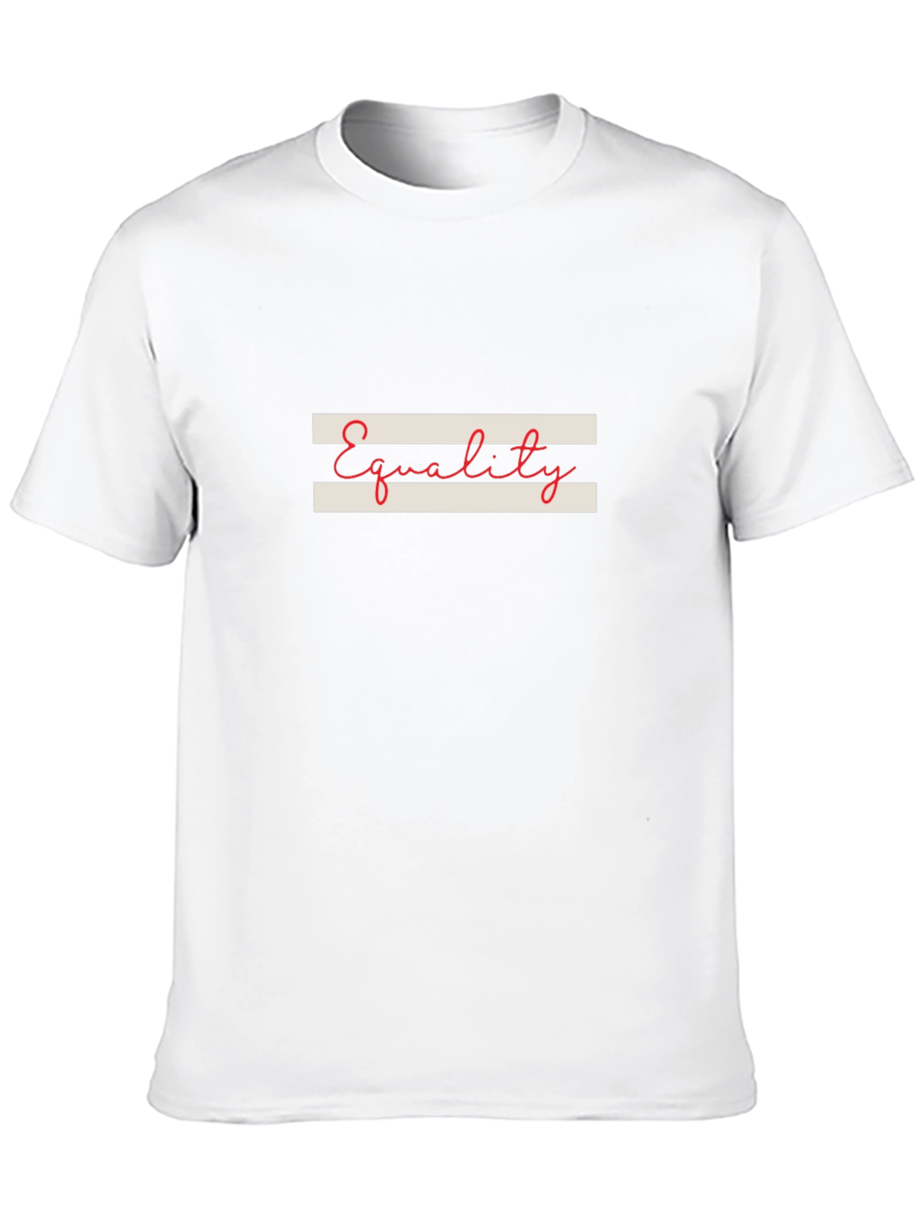 Equality Graphic Tee - Black Crew Neck T-Shirt