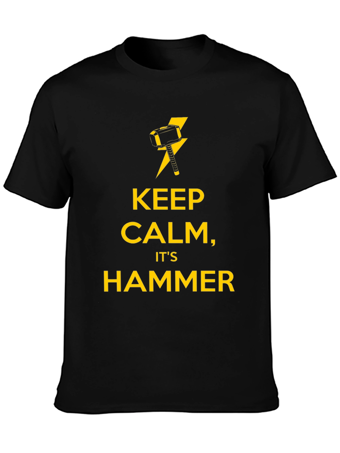Keep Calm Its Hammer Time Mens T-Shirt
