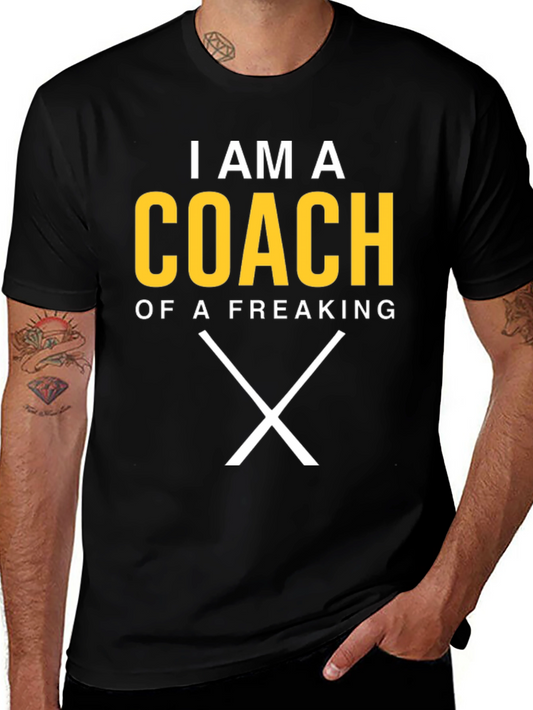 I am a Coach T-Shirt Hockey Design