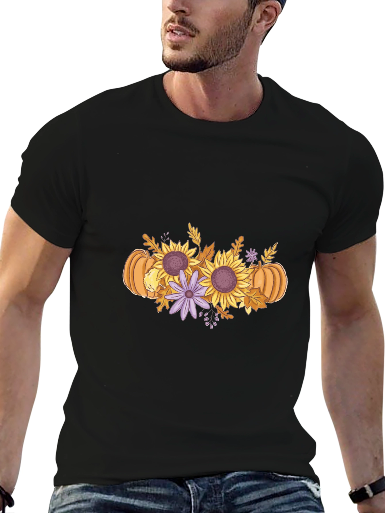 Floral Pumpkin Graphic Tee