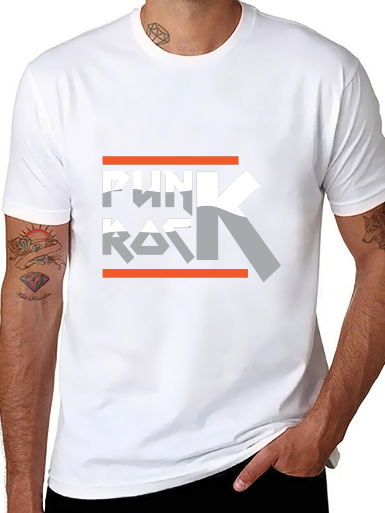 Punk Rock Graphic Tee - Bold Statement Style