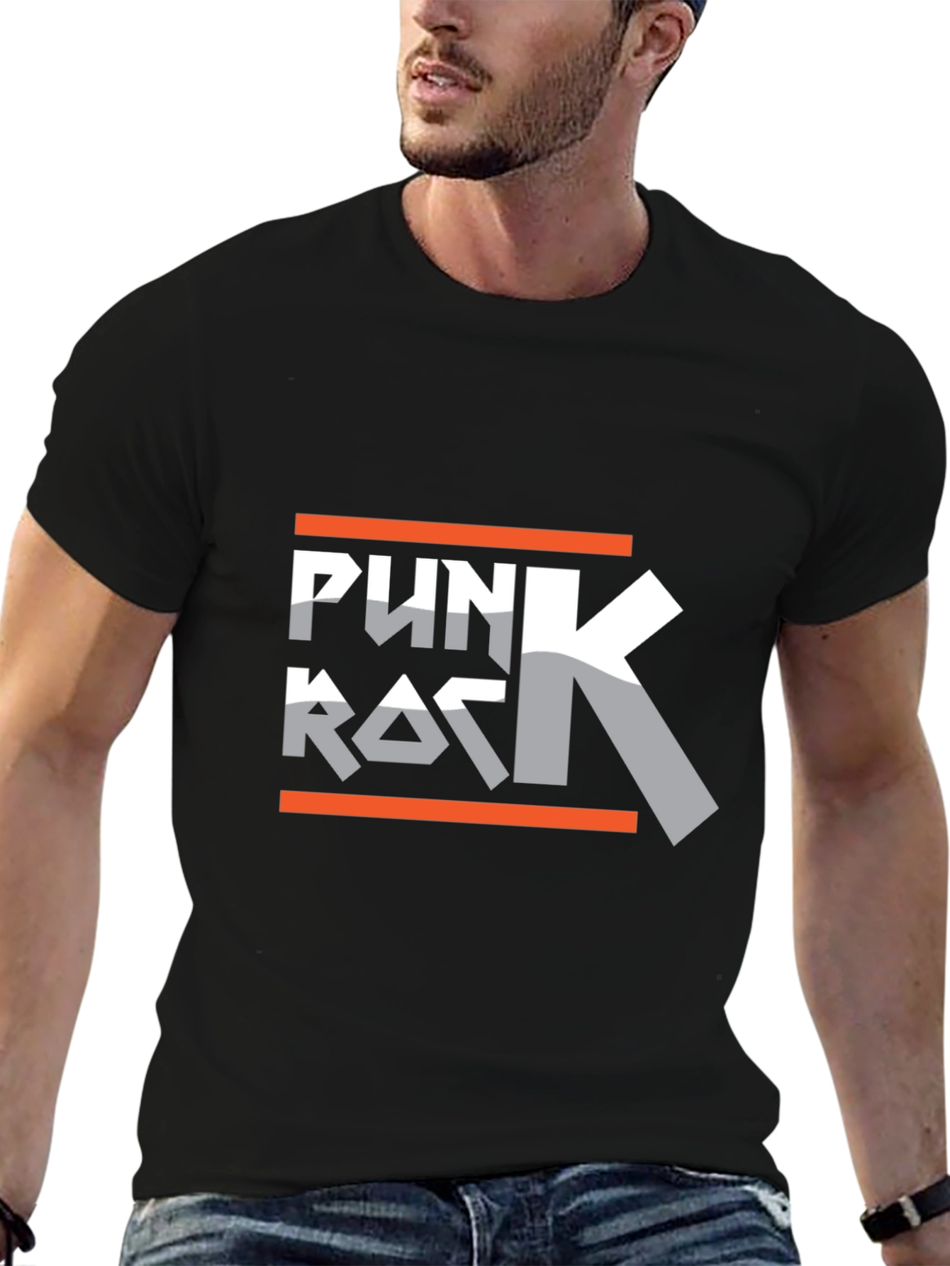 Punk Rock Graphic Tee - Bold Statement Style