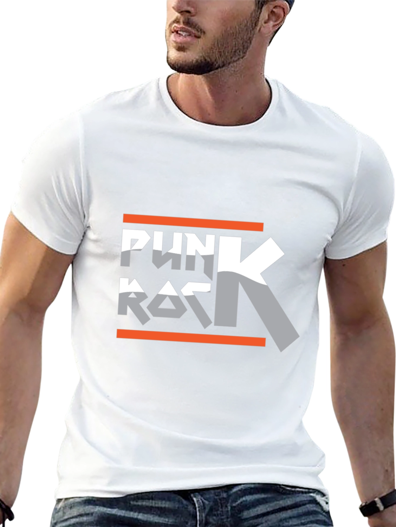 Punk Rock Graphic Tee - Bold Statement Style