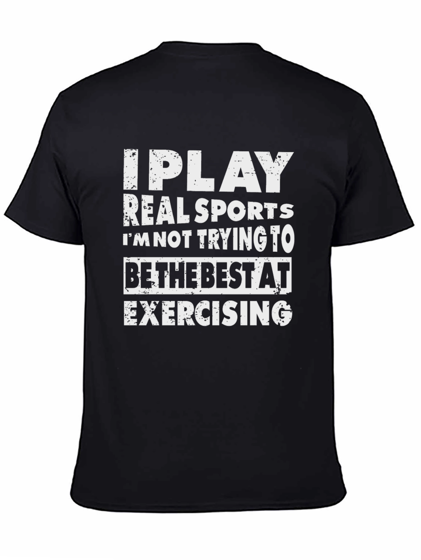 I Play Real Sports Graphic Tee