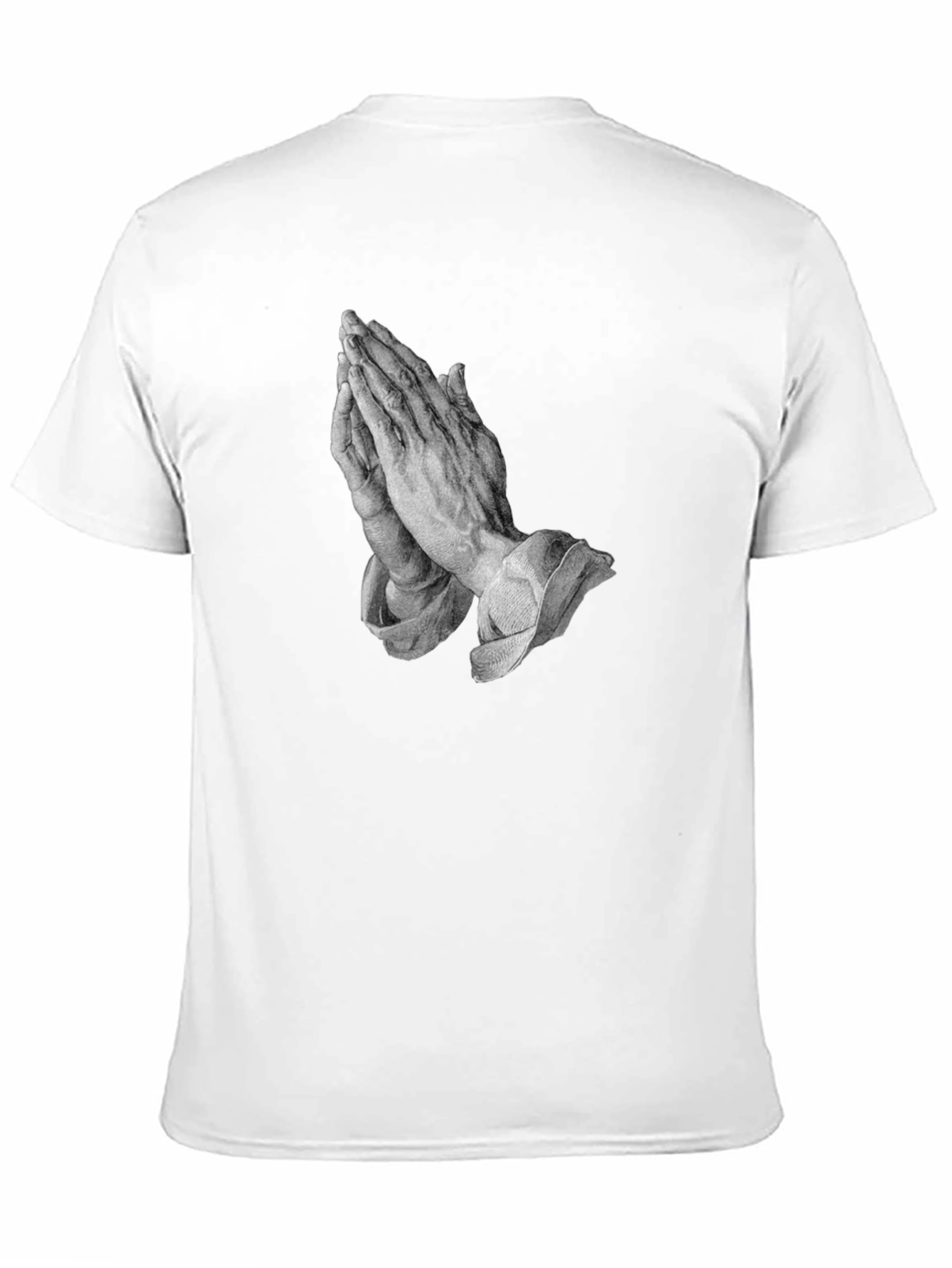 Praying Hands Graphic Tee - Classic Black T-Shirt