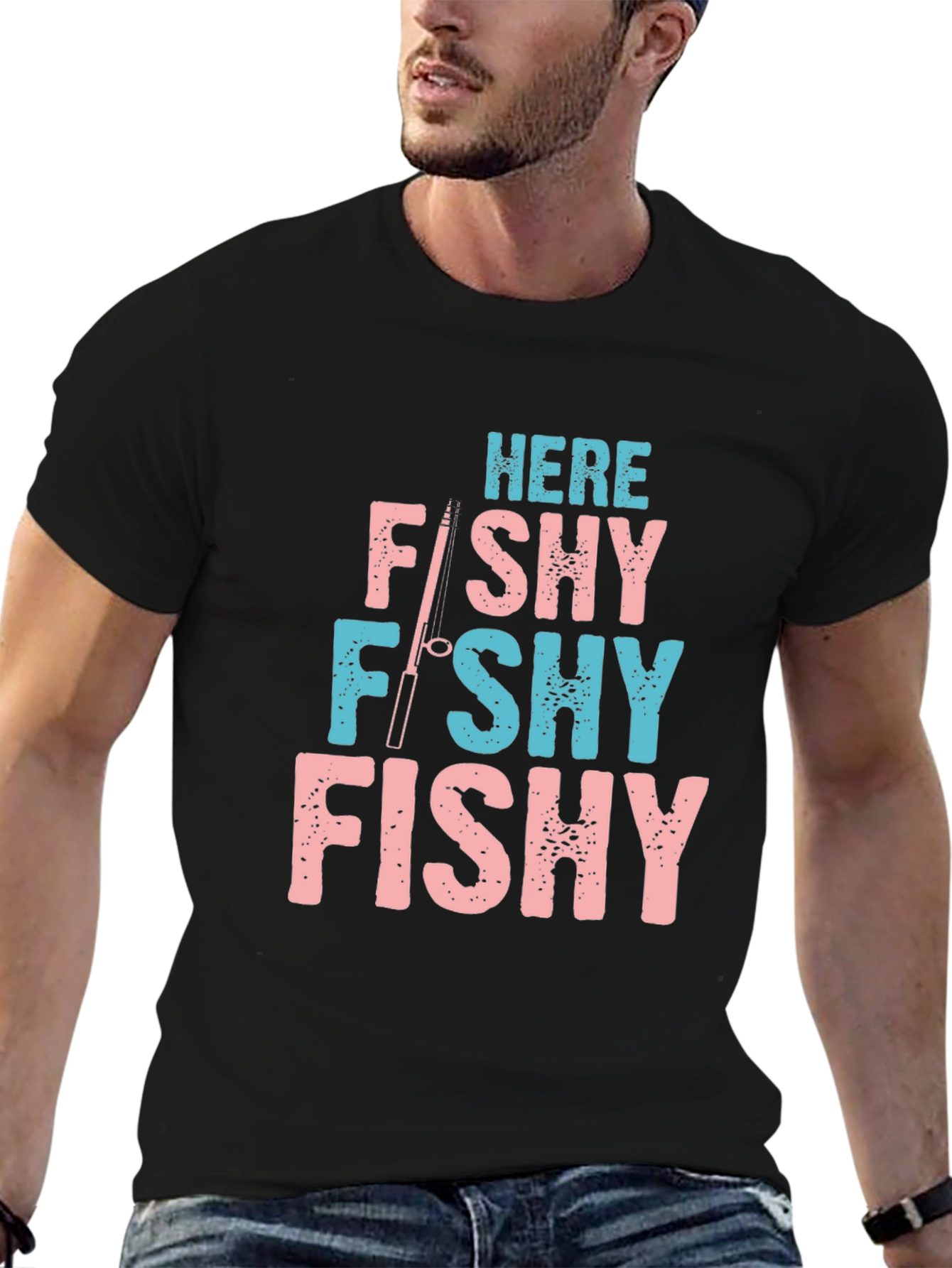 Here Fishy Fishy Fishing T-Shirt