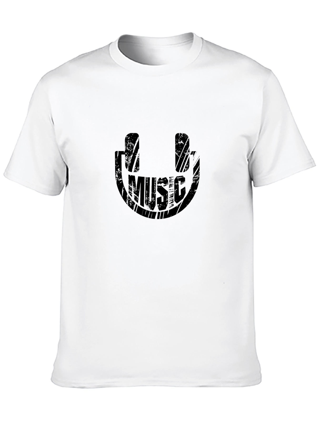 Music Lovers Graphic Tee - Stylish Black T-Shirt