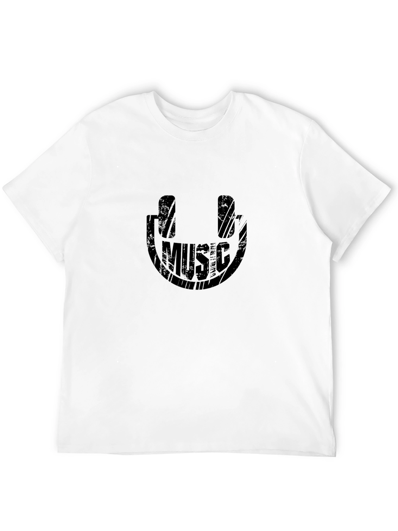 Music Lovers Graphic Tee - Stylish Black T-Shirt
