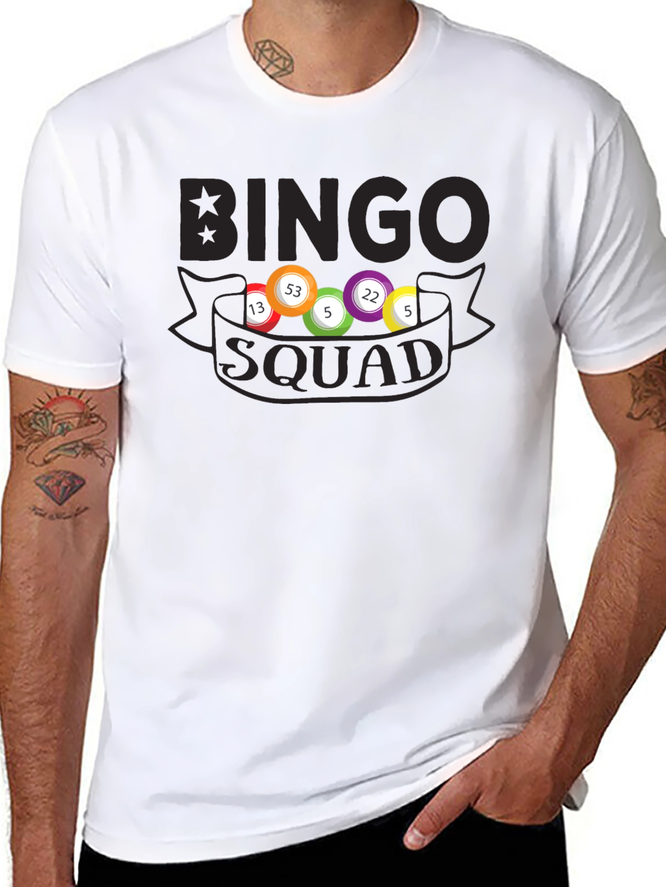 Bingo Squad T-Shirt - Lucky Numbers Tee