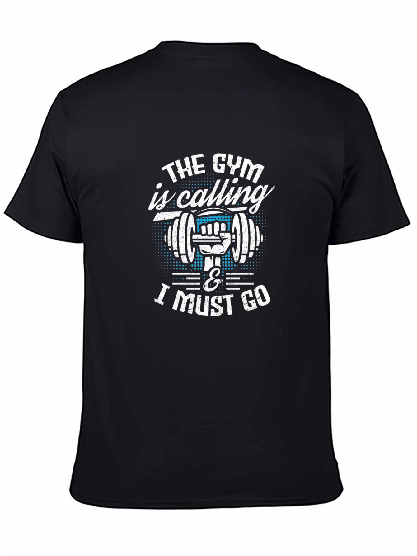 Gym Calling Graphic T-Shirt - Black