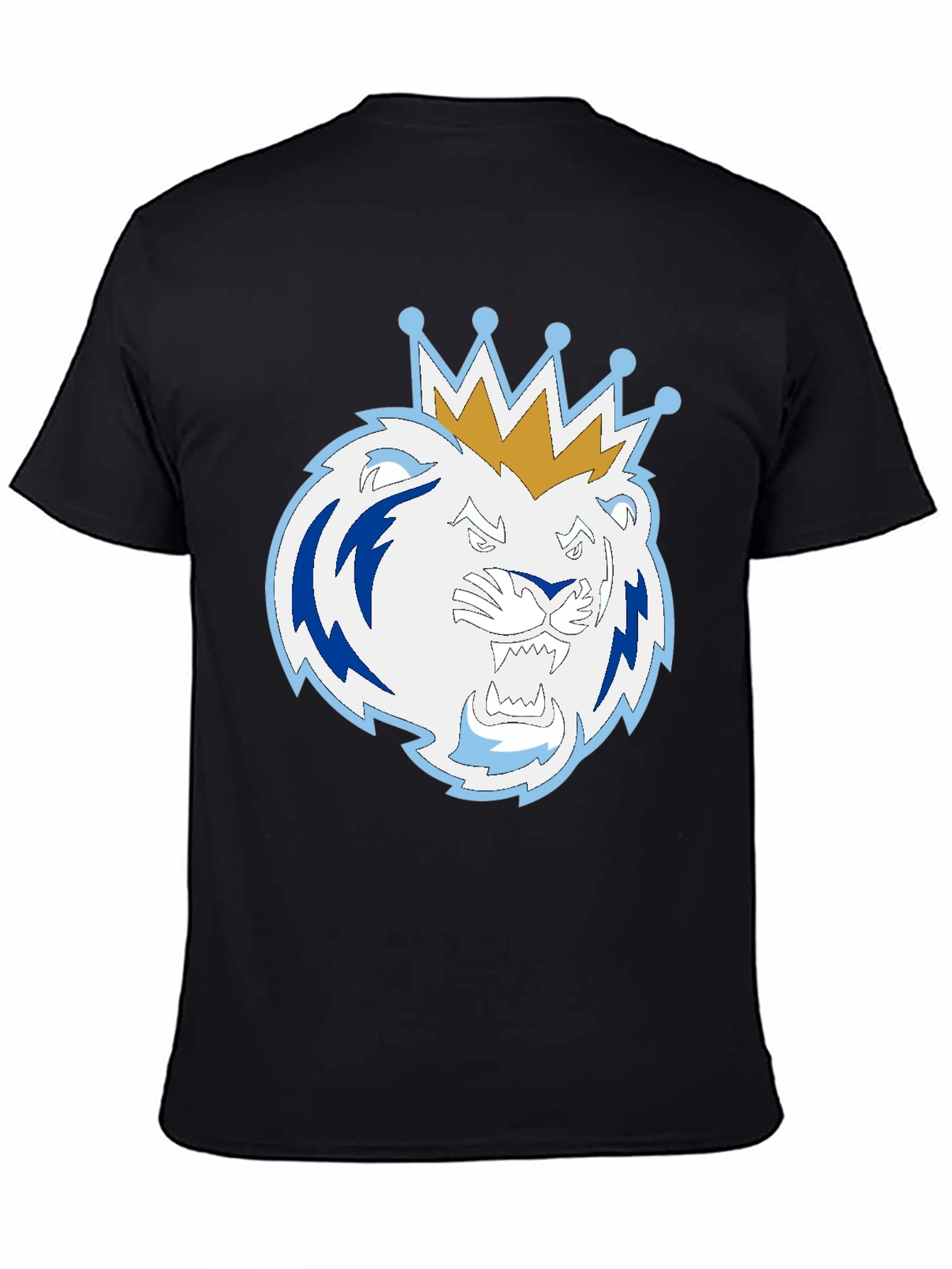 King Lion Graphic T-Shirt - Black Tee