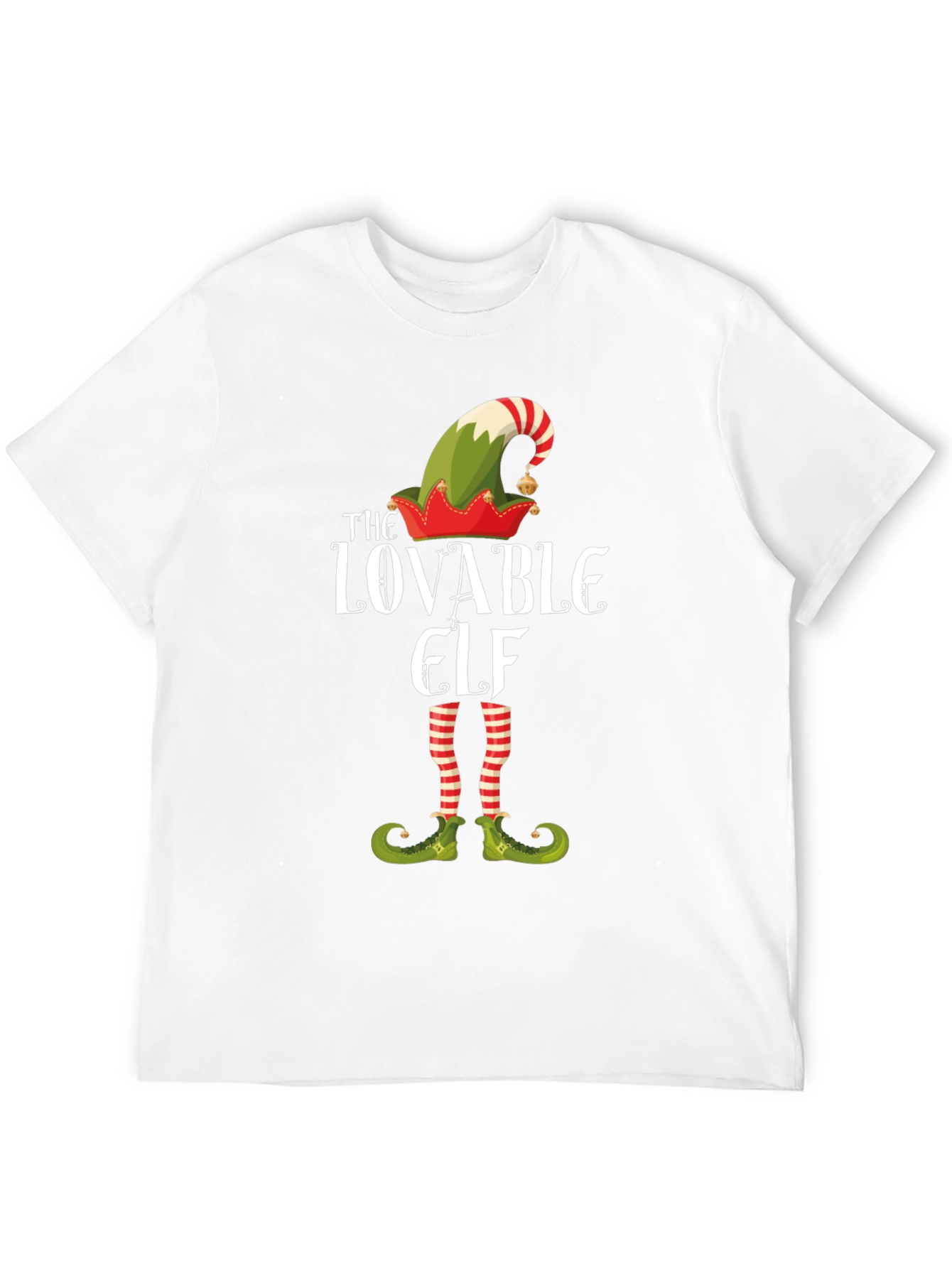 Lovable Elf T-Shirt - Christmas Holiday Tee