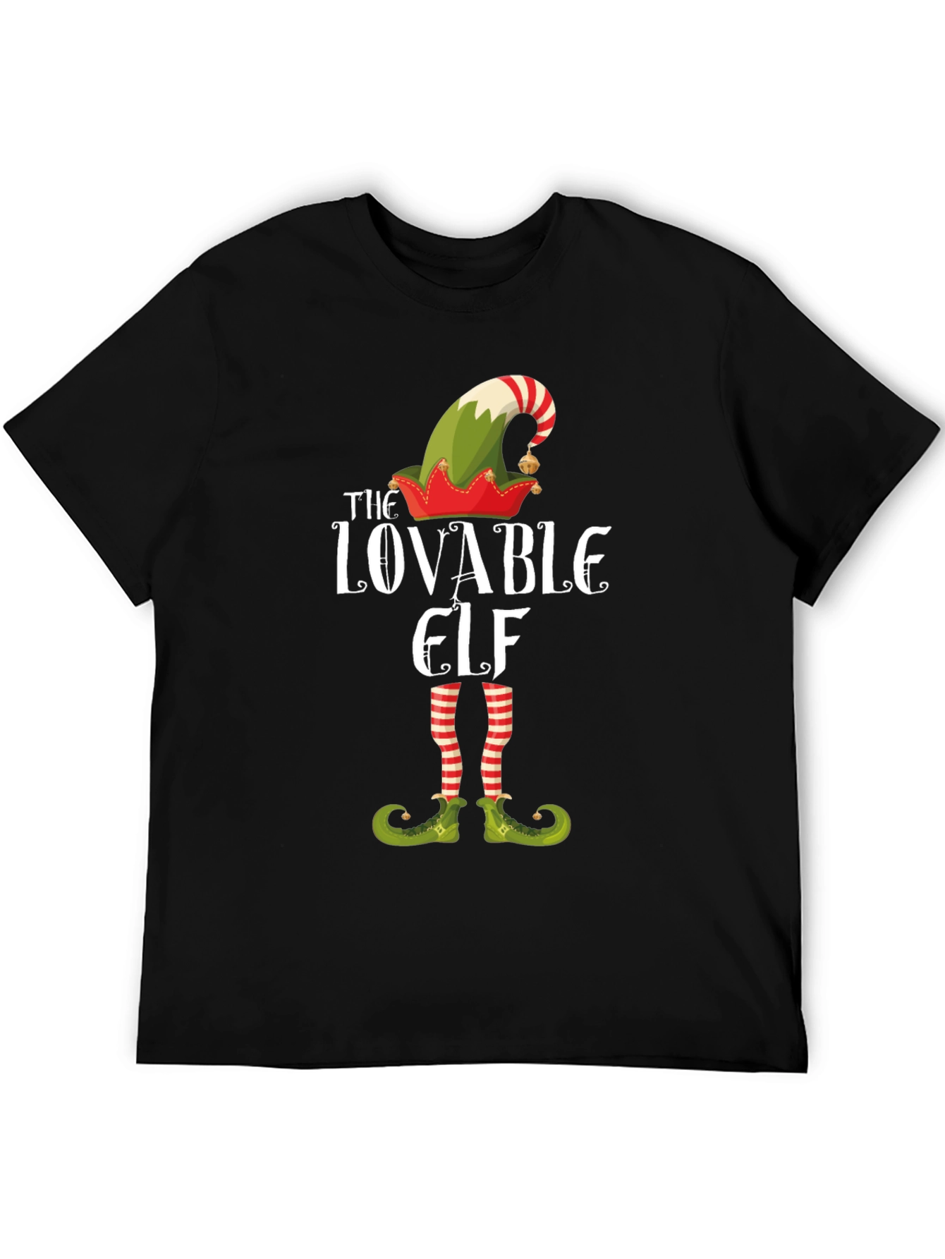 Lovable Elf T-Shirt - Christmas Holiday Tee