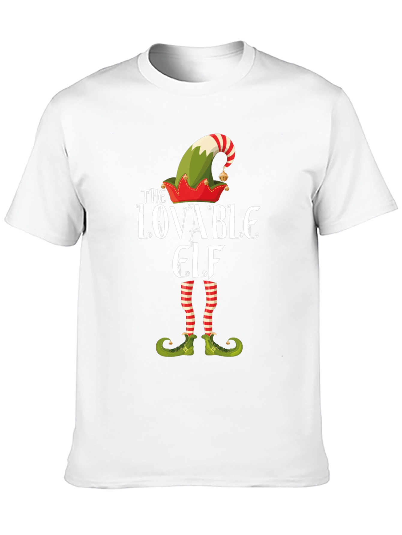 Lovable Elf T-Shirt - Christmas Holiday Tee