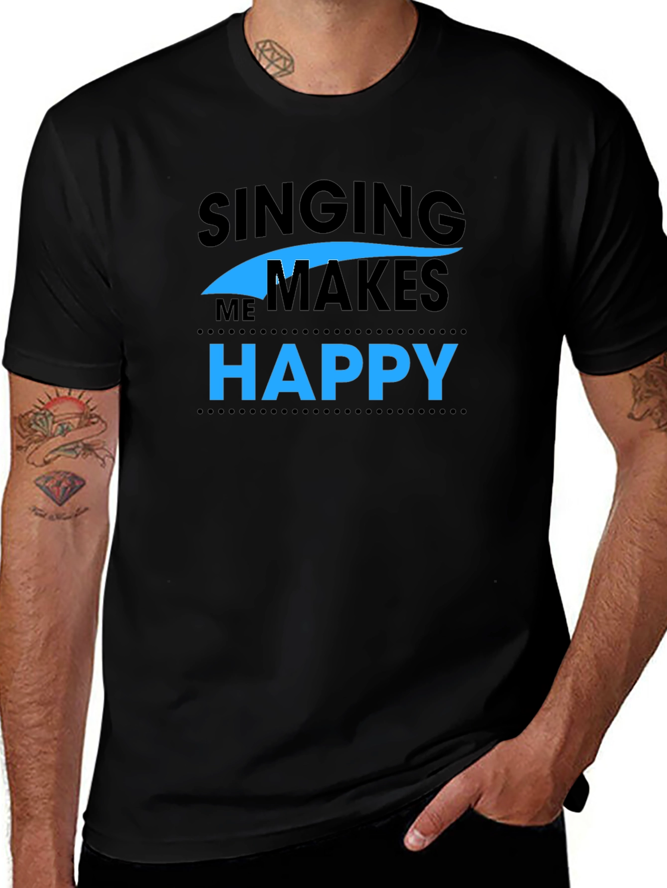 Singing Makes Me Happy T-Shirt