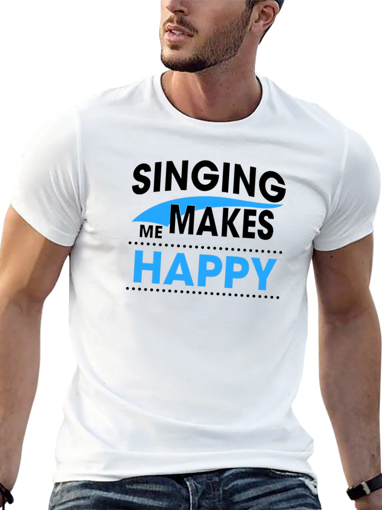 Singing Makes Me Happy T-Shirt