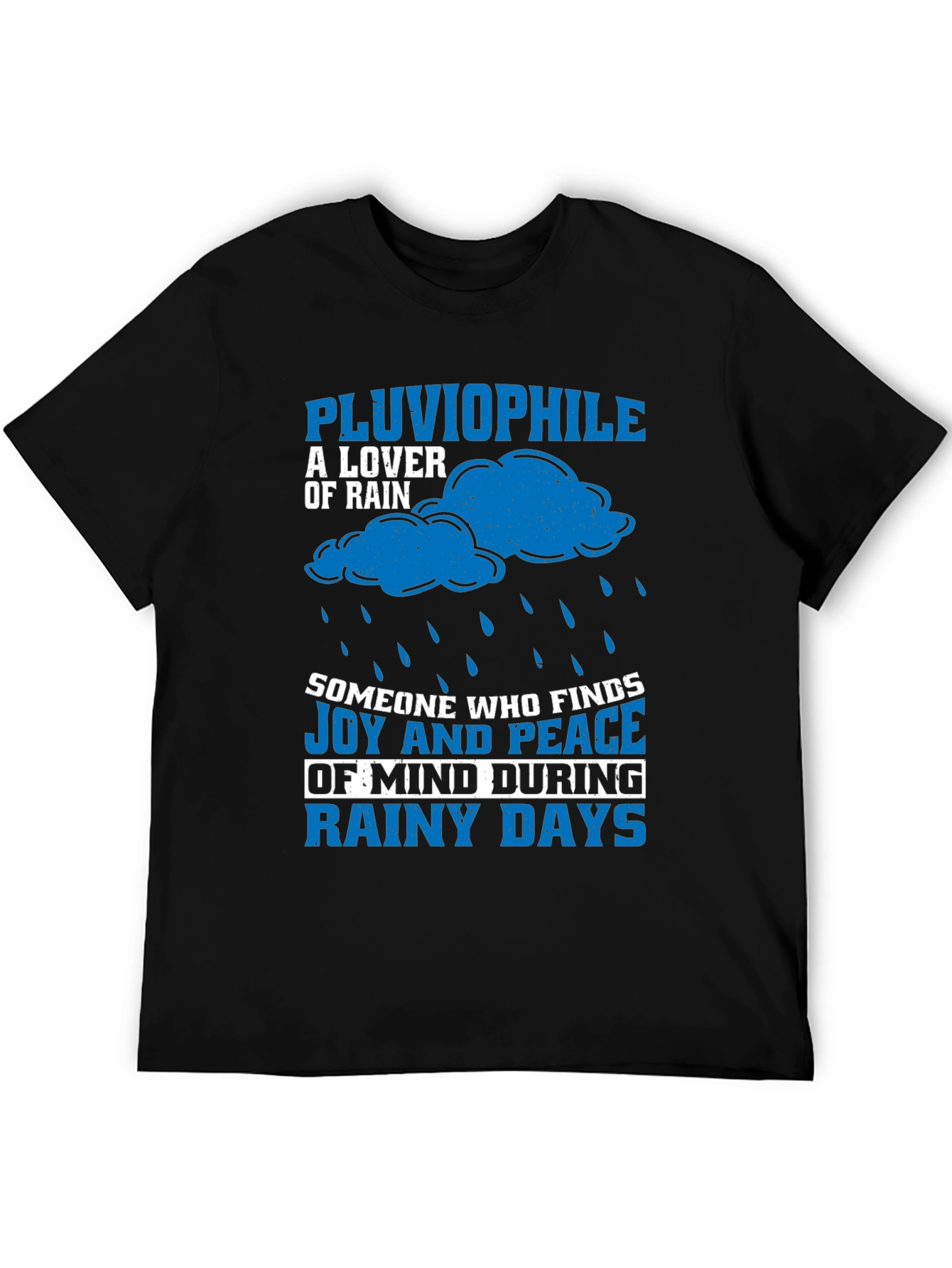 Pluviophile Rain Lover Graphic T-Shirt