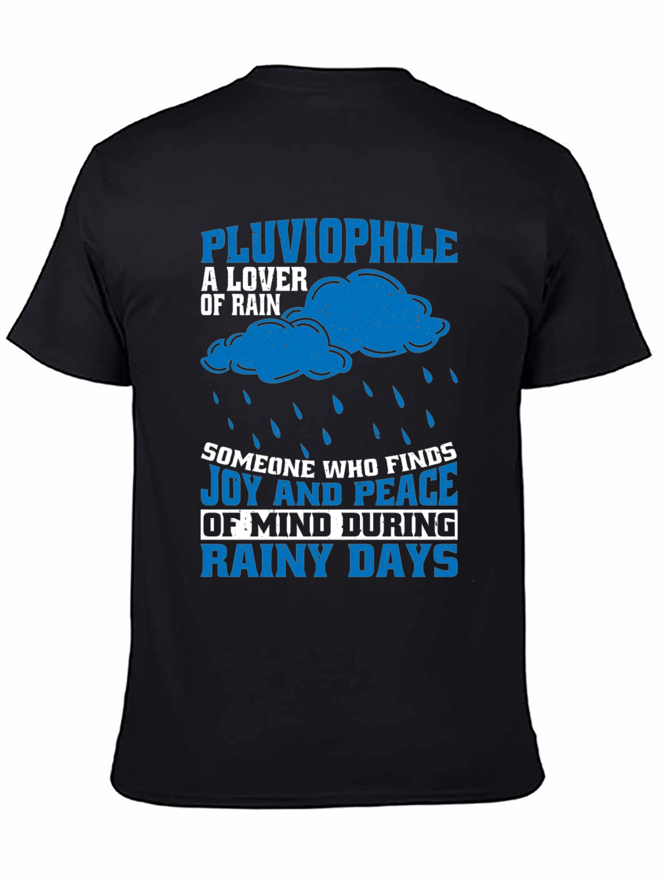 Pluviophile Rain Lover Graphic T-Shirt
