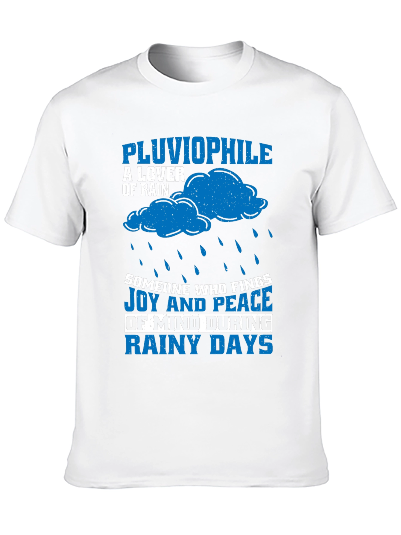 Pluviophile Rain Lover Graphic T-Shirt