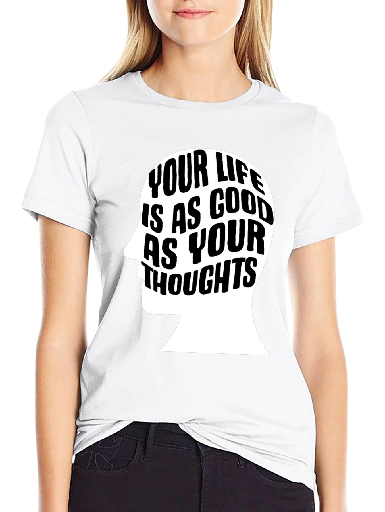 Motivational Your Life T-Shirt - Black