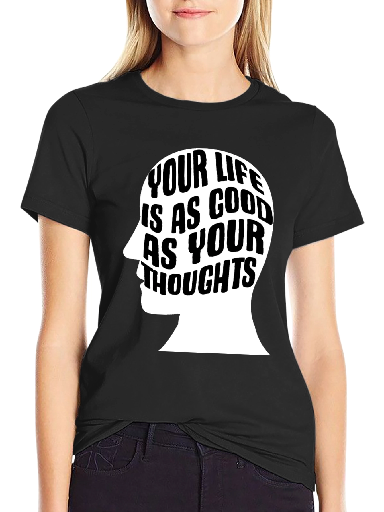Motivational Your Life T-Shirt - Black