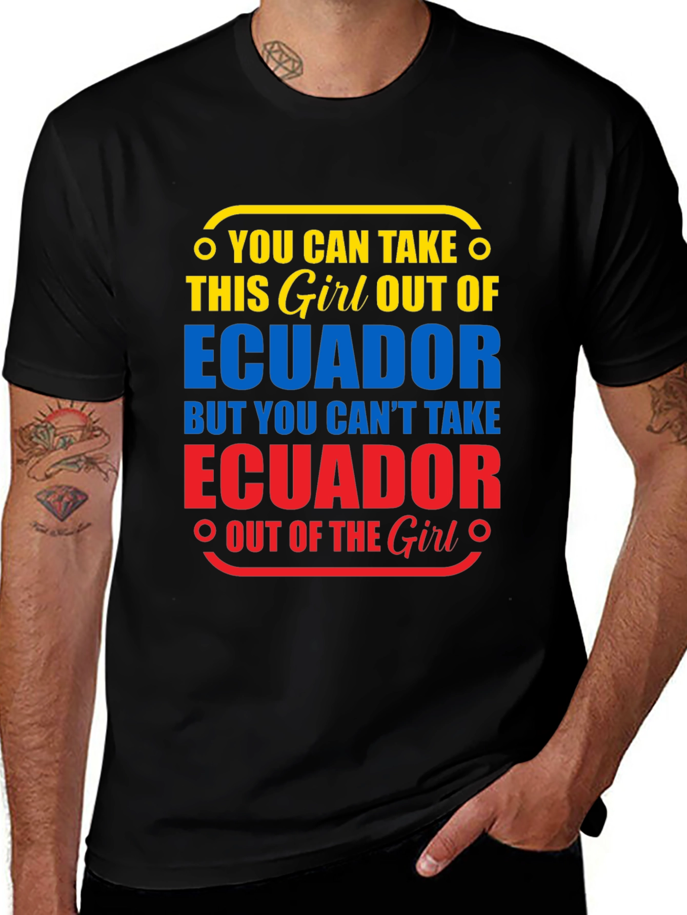 Ecuador Girl T-Shirt - Country Pride Tee