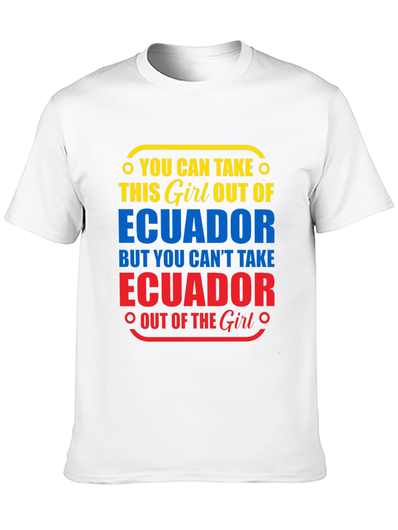 Ecuador Girl T-Shirt - Country Pride Tee