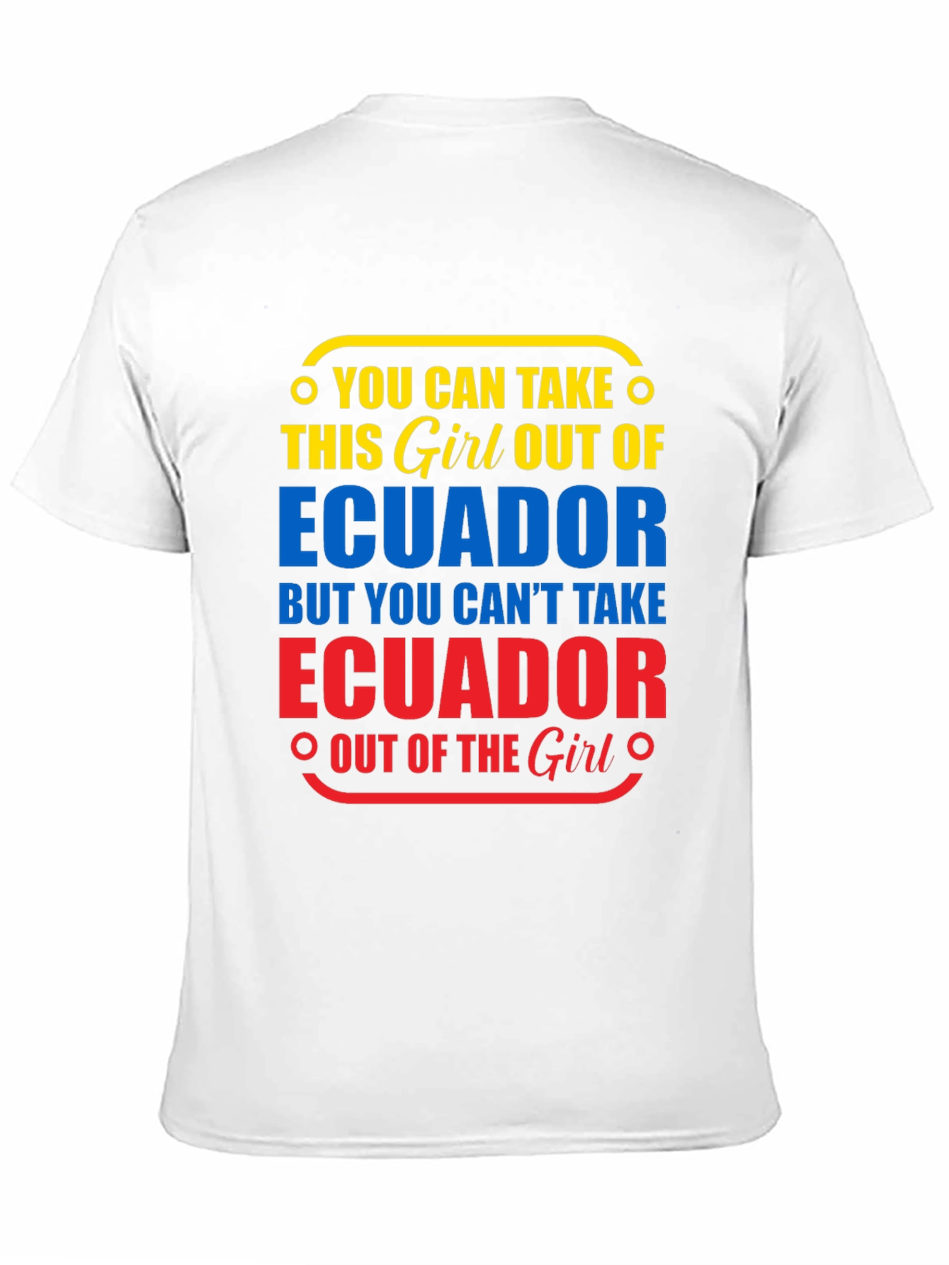 Ecuador Girl T-Shirt - Country Pride Tee