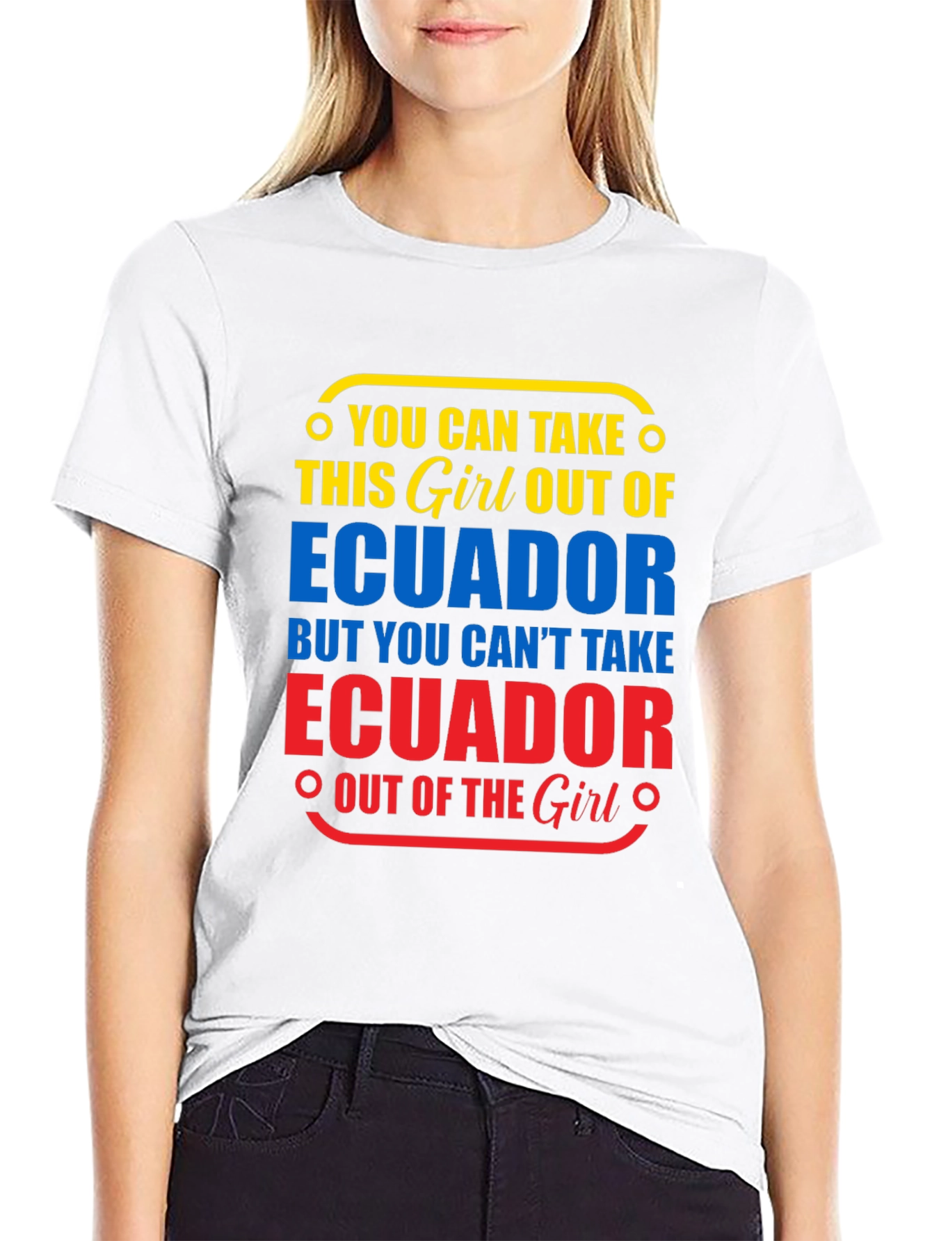 Ecuador Girl T-Shirt - Country Pride Tee