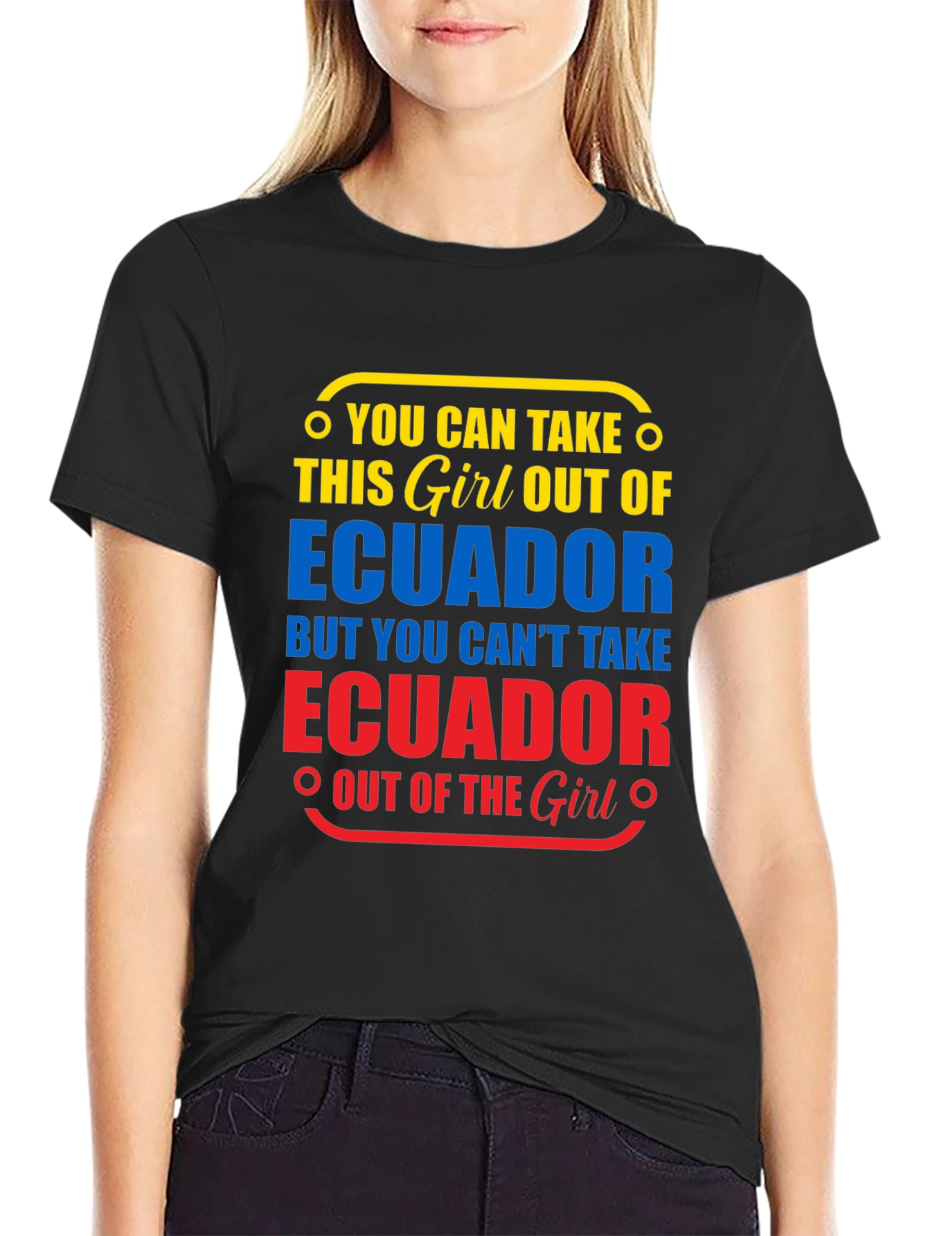 Ecuador Girl T-Shirt - Country Pride Tee