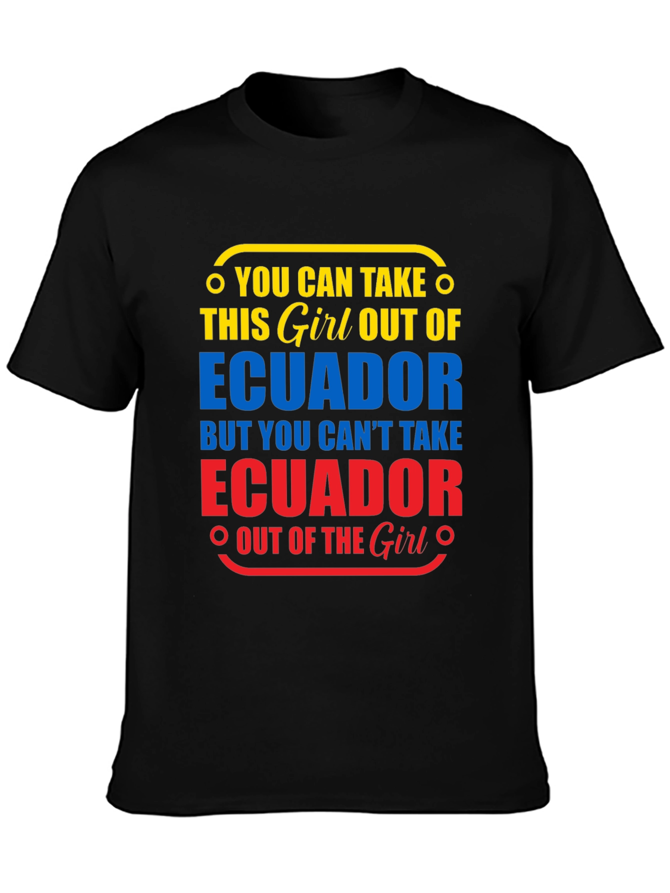 Ecuador Girl T-Shirt - Country Pride Tee