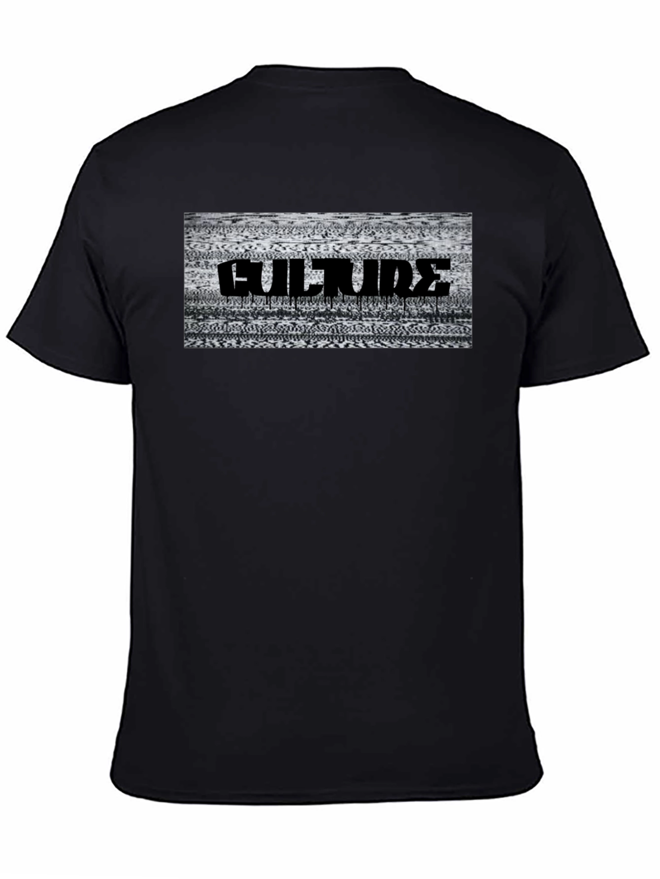 Culture Drip Black Graphic T-Shirt