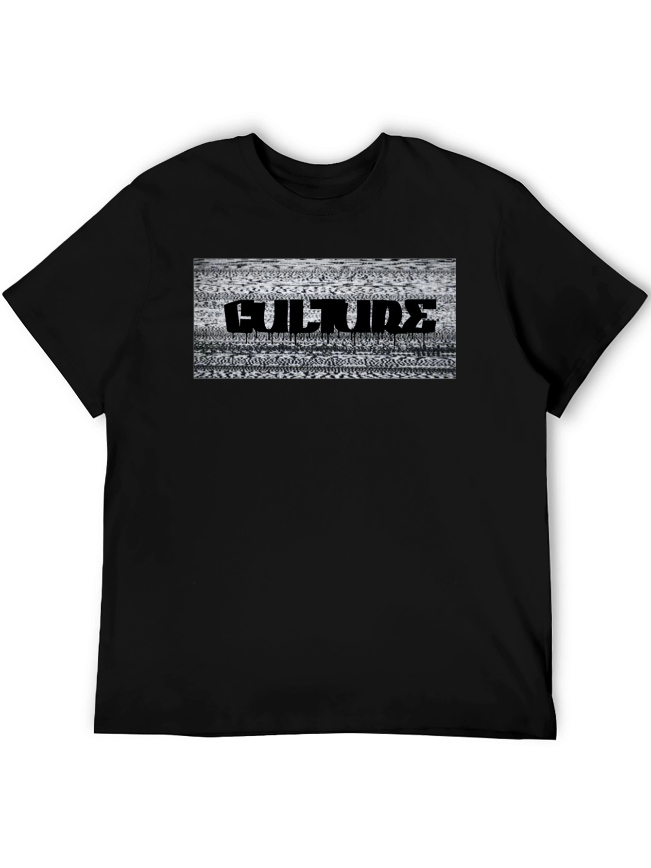 Culture Drip Black Graphic T-Shirt