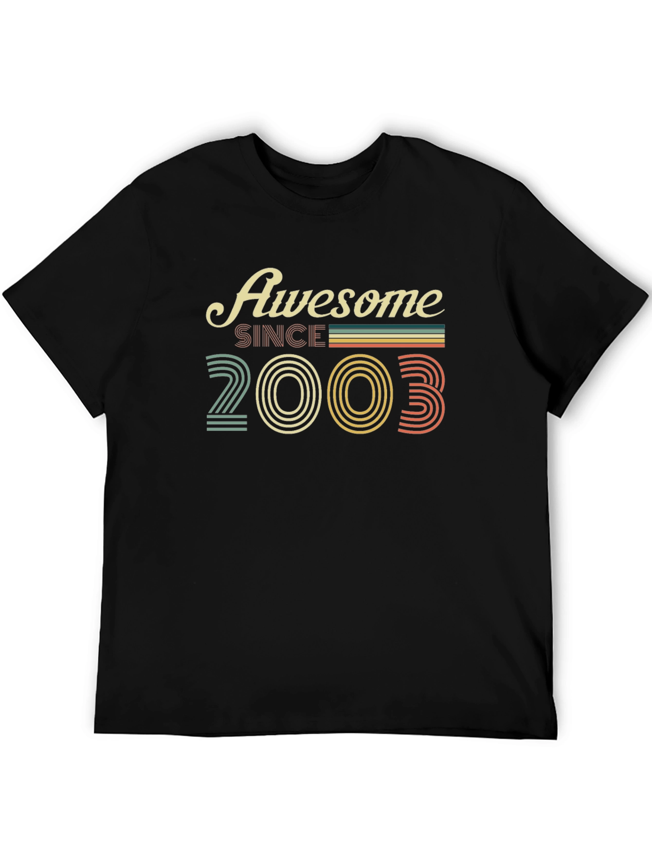 Awesome Since 2003 Black T-Shirt