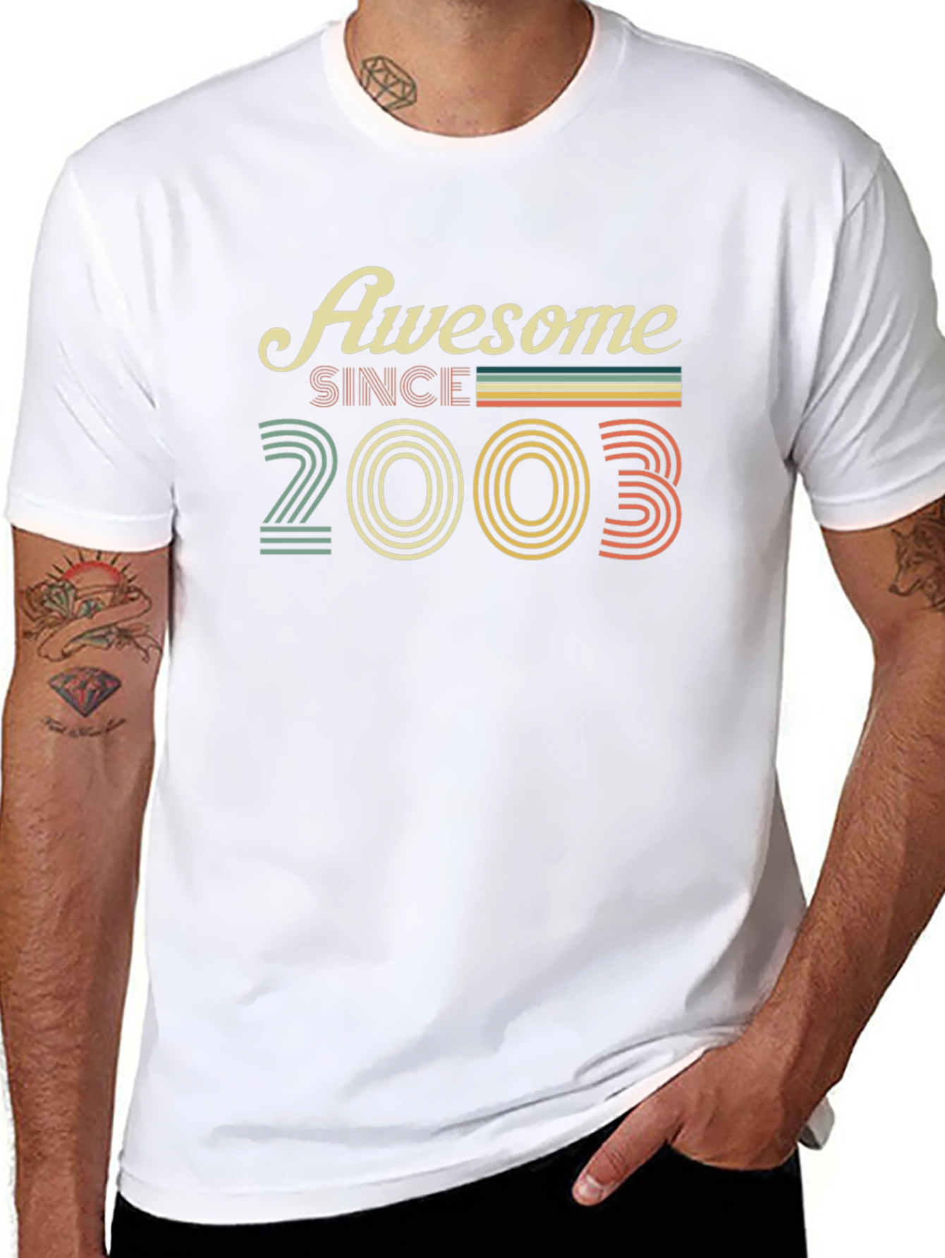 Awesome Since 2003 Black T-Shirt