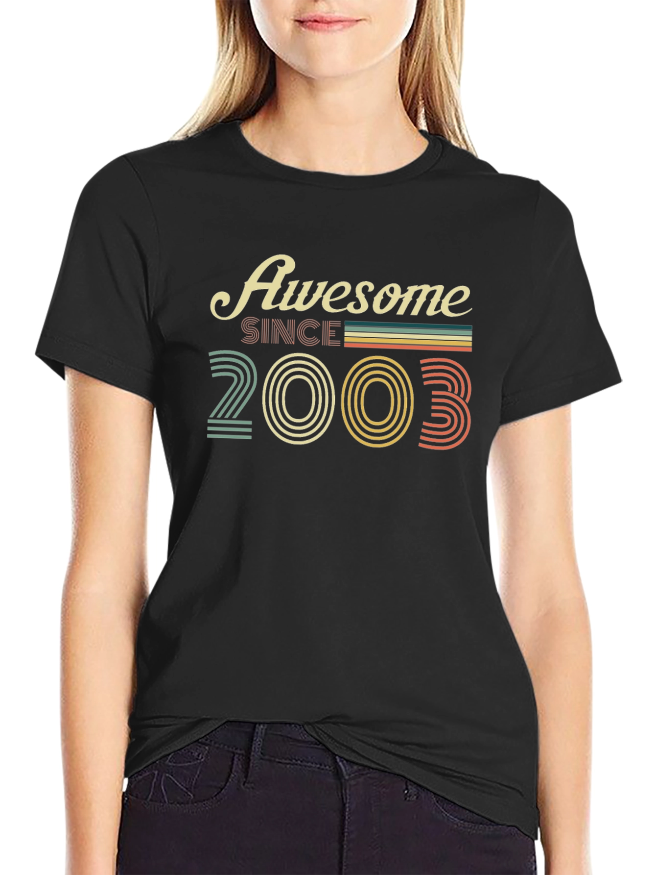 Awesome Since 2003 Black T-Shirt
